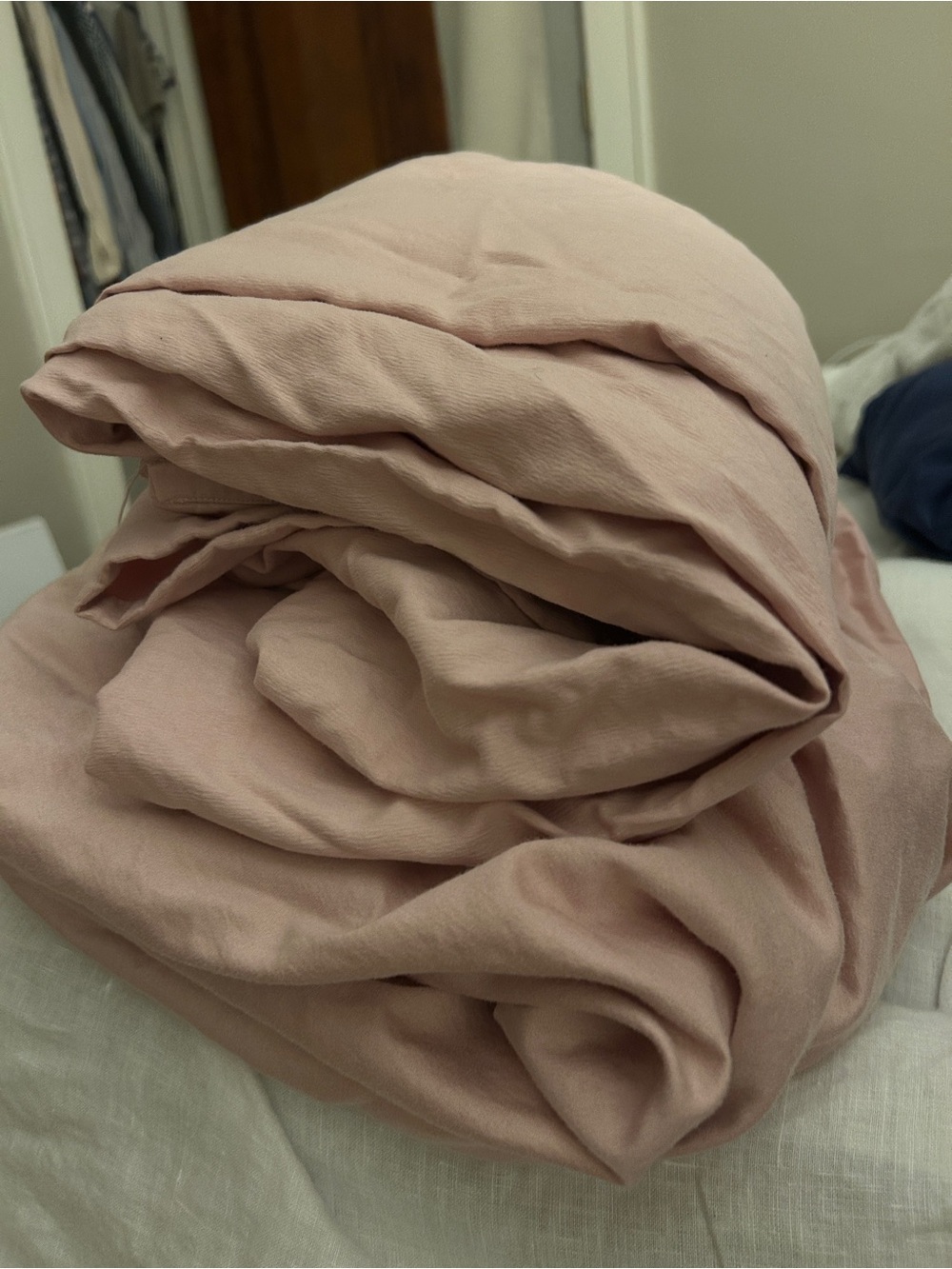 Dusty Rose Full Bed Sheet Set